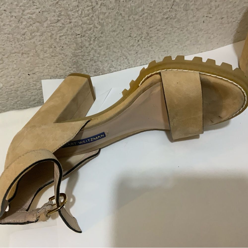 STUART WEITZMAN Winona suede heels Sandal size 9 - Picture 7 of 7